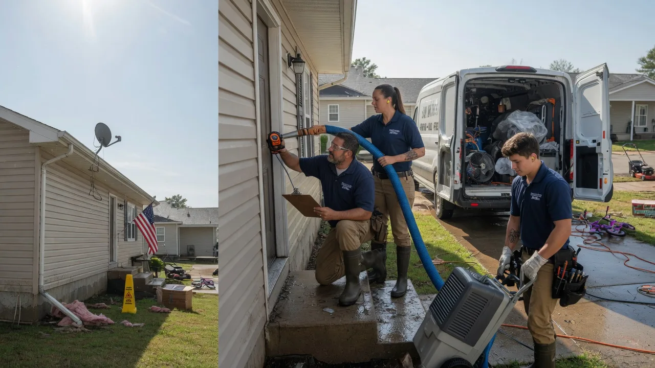Ceiling Water Damage Restoration in Monett, MO near me